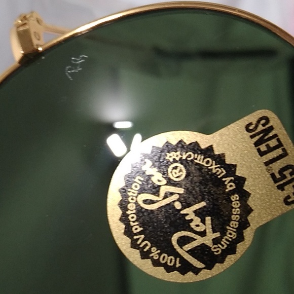 NEW Authentic Ray-Ban Aviator Sunglasses W Everything Shown main image 6